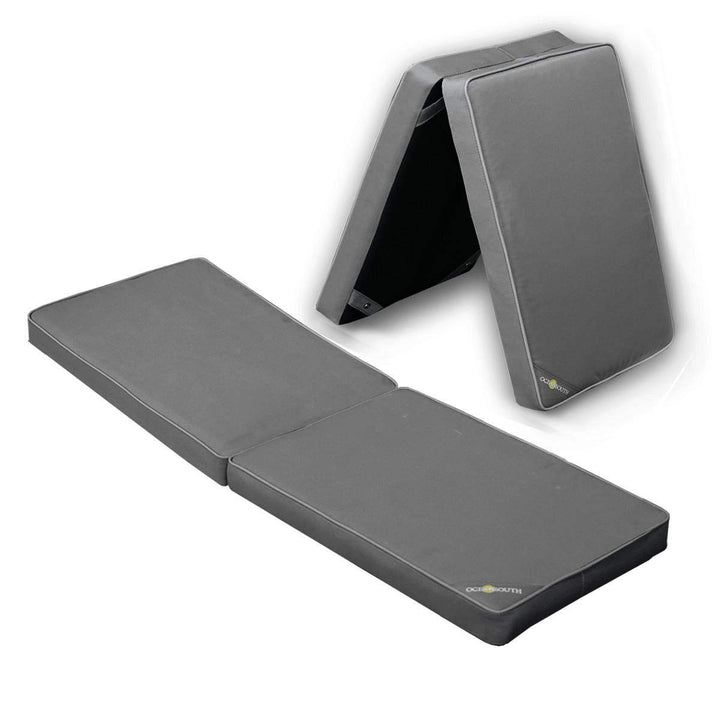Oceansouth Boat Bench Kissen Polyester Stoff Grau 370mm x 1300mm, Grau 370mm x 1300mm