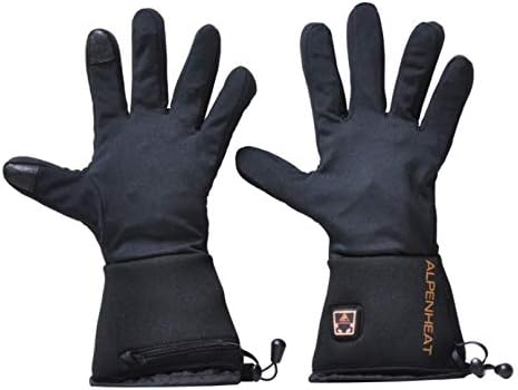 Alpenheat Unisex Handschuhe Fire-Gloveliner  Heated glove liner, Schwarz, XXL, AG1-XXL