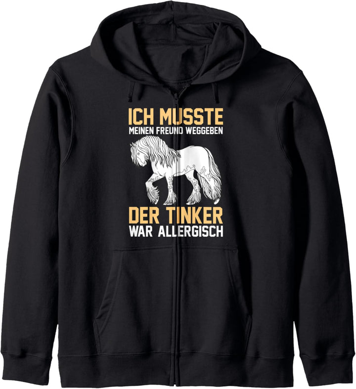 Pferd Tinker Pferde Kapuzenjacke