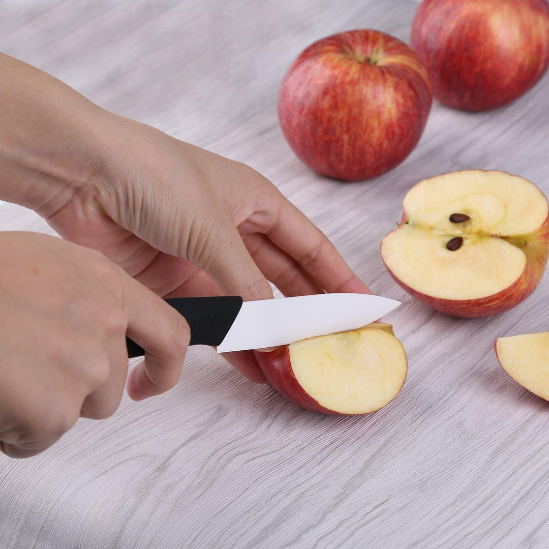 Ballery Keramikmesser Set, Professionelle Küchenmesser aus keramisch 4-teilig Messer (6 Zoll Chefmes