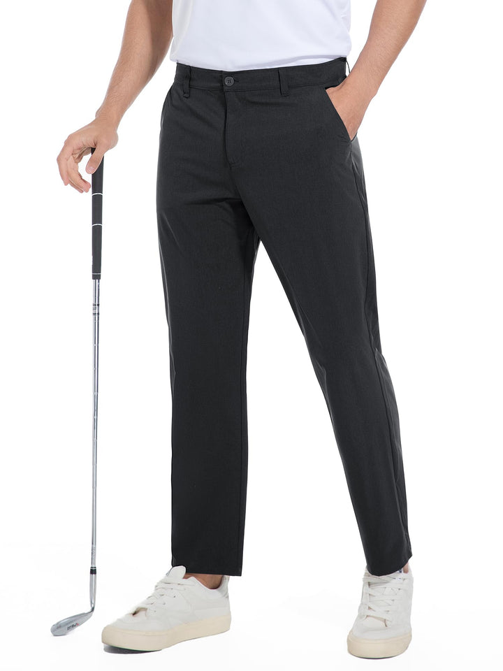 Holure Herren Golf Hosen wasserdichte Slim Fit Golf Hosen Leichte Stretch Outdoor Hosen mit Taschen
