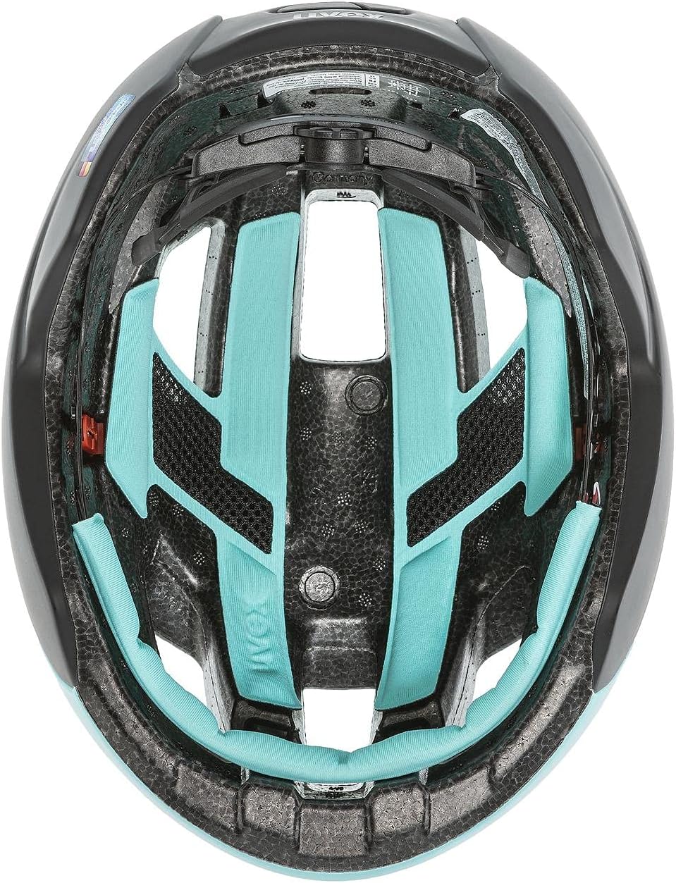Uvex Rise CC Rennrad Fahrrad Helm matt türkis/schwarz 2023 56-59 cm, 56-59 cm