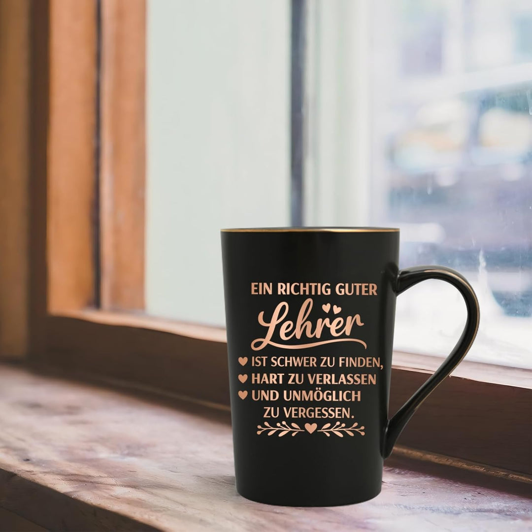 Lehrer Geschenk Tasse, Abschiedsgeschenk Lehrer, Geschenke für Lehrer zum Abschied, Bester Lehrer Ge