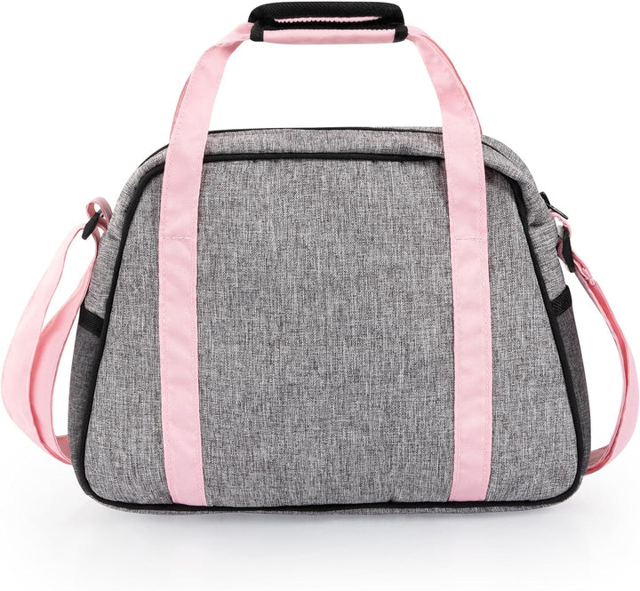 Bayer Design 69033AB Wickeltasche für Puppen, Wickelunterlage, Stoffwindel, Puppenzubehör, Jeans-gra