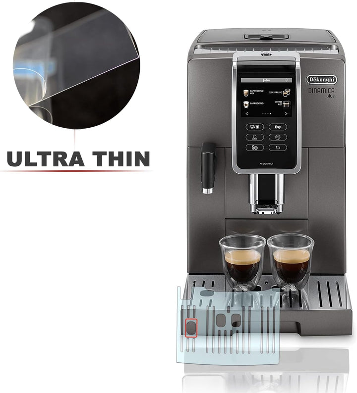 Abtropfblech Kratzschutz geeignet für DeLonghi Dinamica Plus 356.57-356.77 Abtropfblech Dinamica Plu
