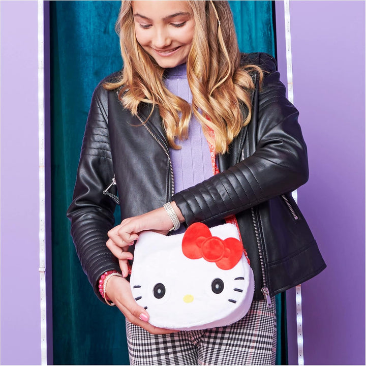Purse Pets Hello Kitty - interaktive Umhängetasche mit 30+ Geräuschen, Reaktionen, Augenblinzeln und
