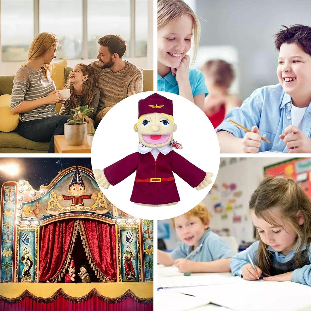 Kuschelpuppe, Handpuppe für Kinder Fantasiespiel Party | 15,7-Zoll-Theater-Kuckuckuck, Kuckuckuckuck