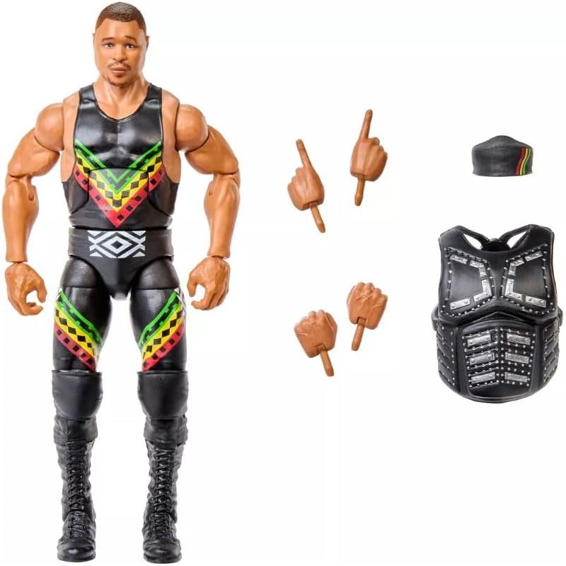 WWE Elite Collection D'Lo dlo Brown Wrestling Actionfigur Legends Mattel Serie 19
