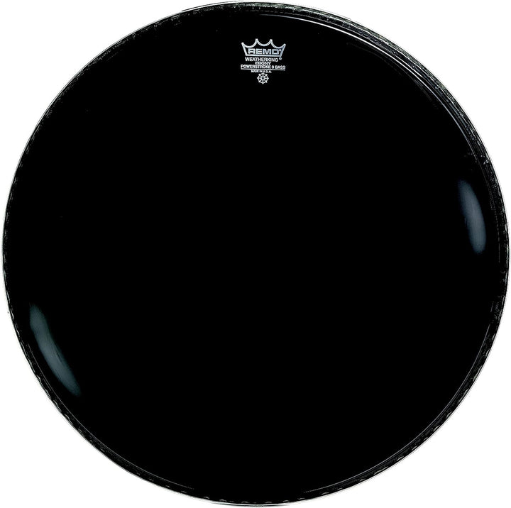 Remo Powerstroke 3 Ebony Resonant with 5in Dynamo Ring 20" P3-1020-ES, 20"