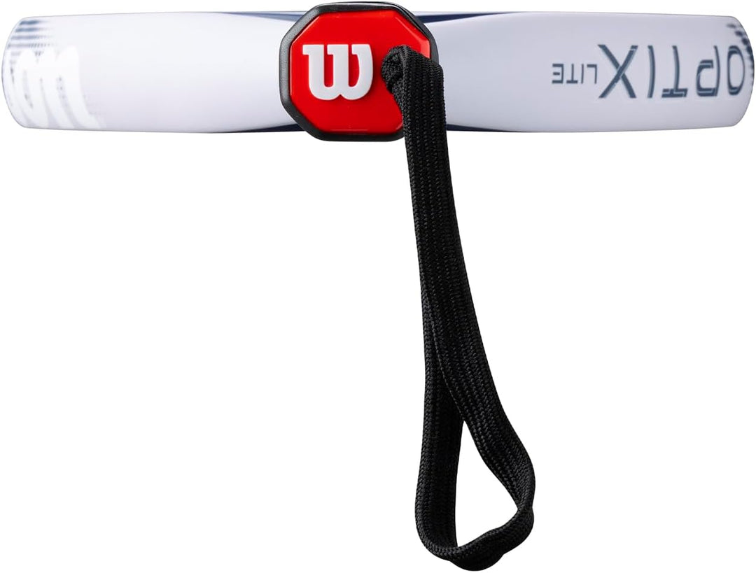 Wilson Optix V2 Lite Padel-Schläger, Anfängerfreundlicher Schläger, Mit Leichter Glasfaseroberfläche