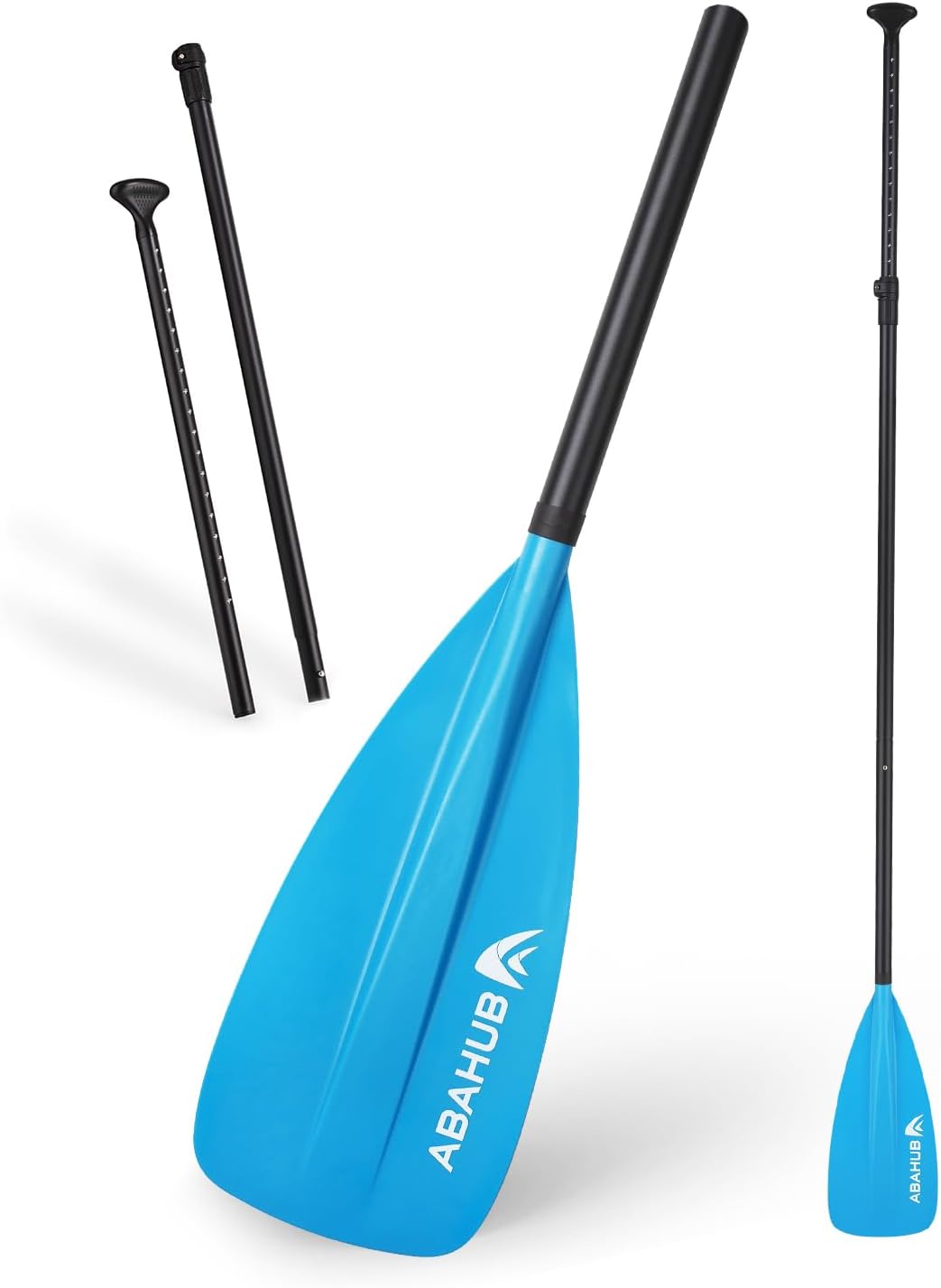 Abahub SUP Paddel / 2 in 1 Sup Kajak Paddel Aluminium Einstellbares Stand Up Paddle für Paddleboard,