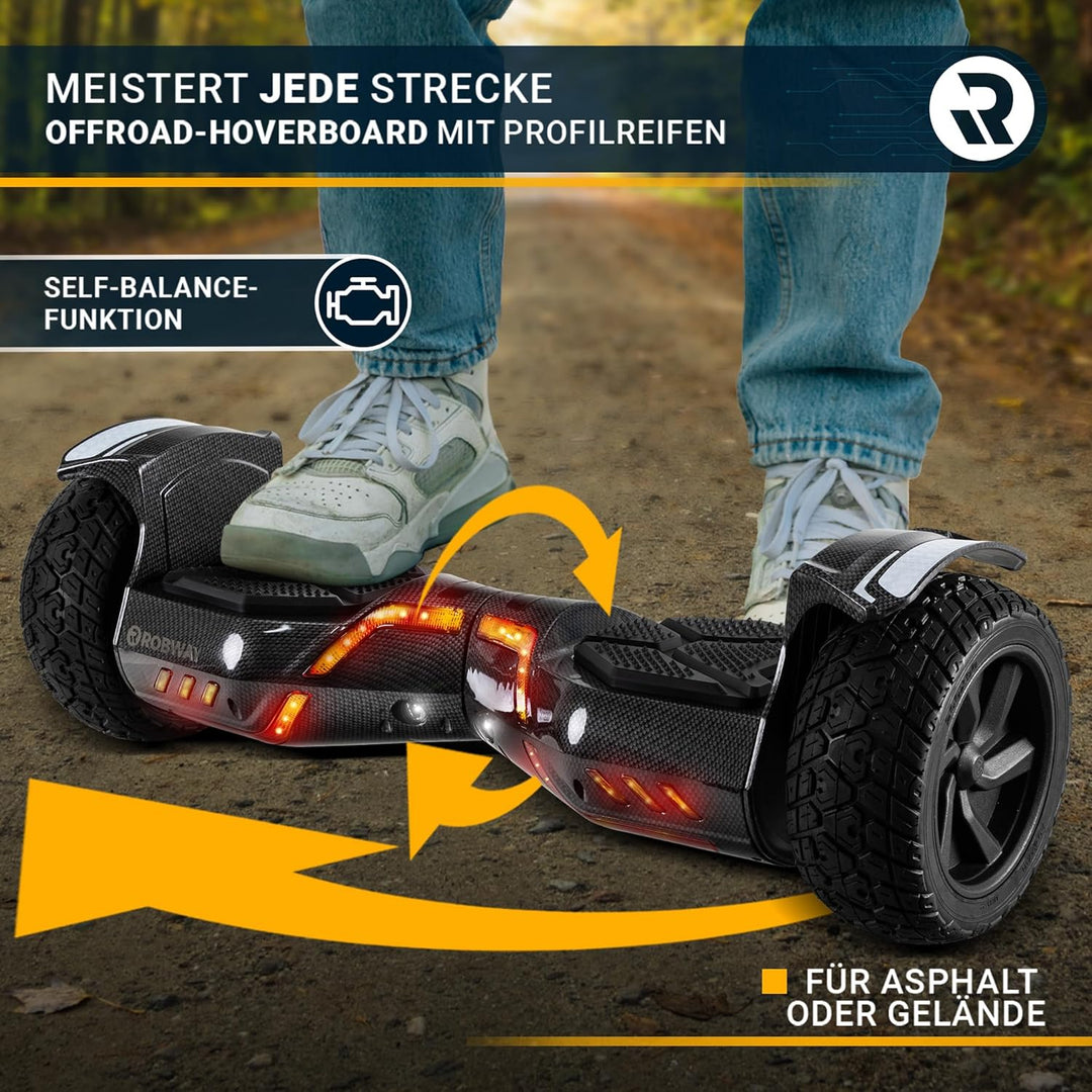 Robway X2 Hoverboard - Das Original - Offroad/Street Edition - Samsung Marken Akku - Self Balance -