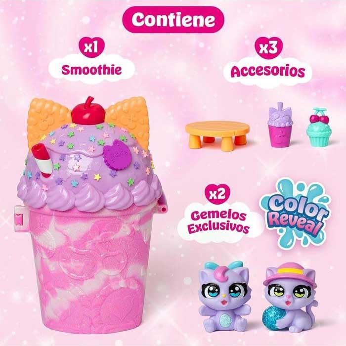 Smoothie Fun Park Kitten Twins, Haus mit Vergnügungspark in Smoothie-Form: Enthält 1 Smoothie, 2 Exk
