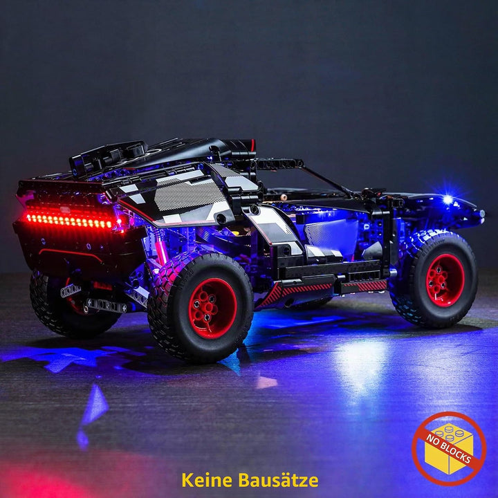Led Licht Set für Lego 42160 Audi RS Q e-tron (Kein Lego-Modell), Dekorationsbeleuchtungsset Kompati