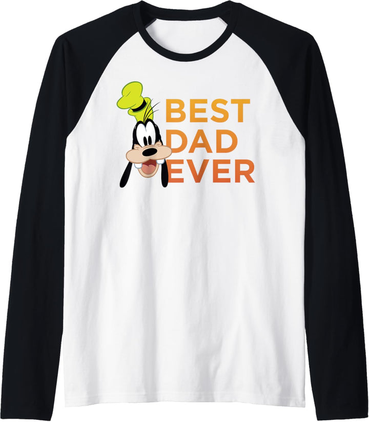 Disney Micky Maus und Freunde Vatertag Goofy bester Papa Raglan