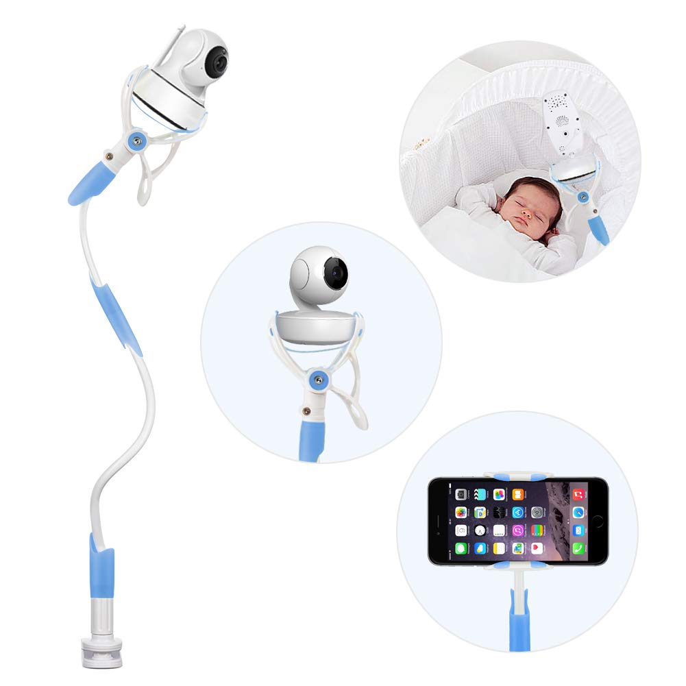 Kamera Halterung, YIKANWEN Universal Baby Monitor Halter,Handyhalter Blau, Blau