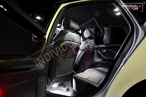 INDIVIDUALise your CAR Innenraumbeleuchtung SET für A4 B7 Limousine (Pure-White) Reinweiss, Pure-Whi