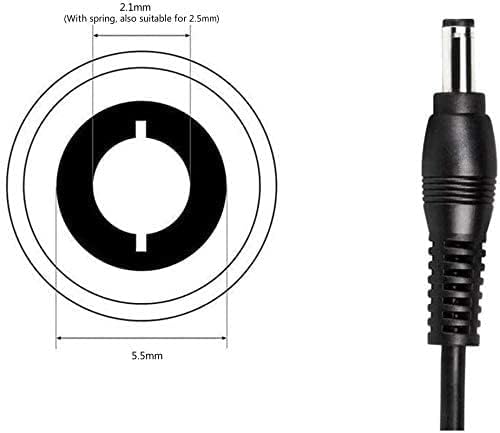 Nobsound 12V 5A Netzteil Adapter, AC 100-240V bis DC 12 Volt 5 Amp 60W Stromversorgung für Verstärke