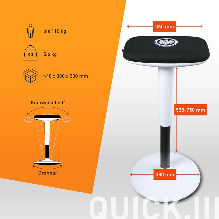 König + Neurath Quick.III Frankfurt - Büro Stehhilfe für entspanntes Arbeiten - ergonomisch &amp; höhenv