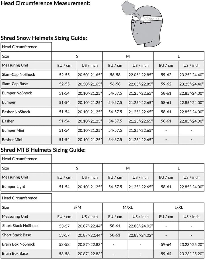 Shred Herren Mega Brain Bucket Rh Helmet S Bail, S Bail