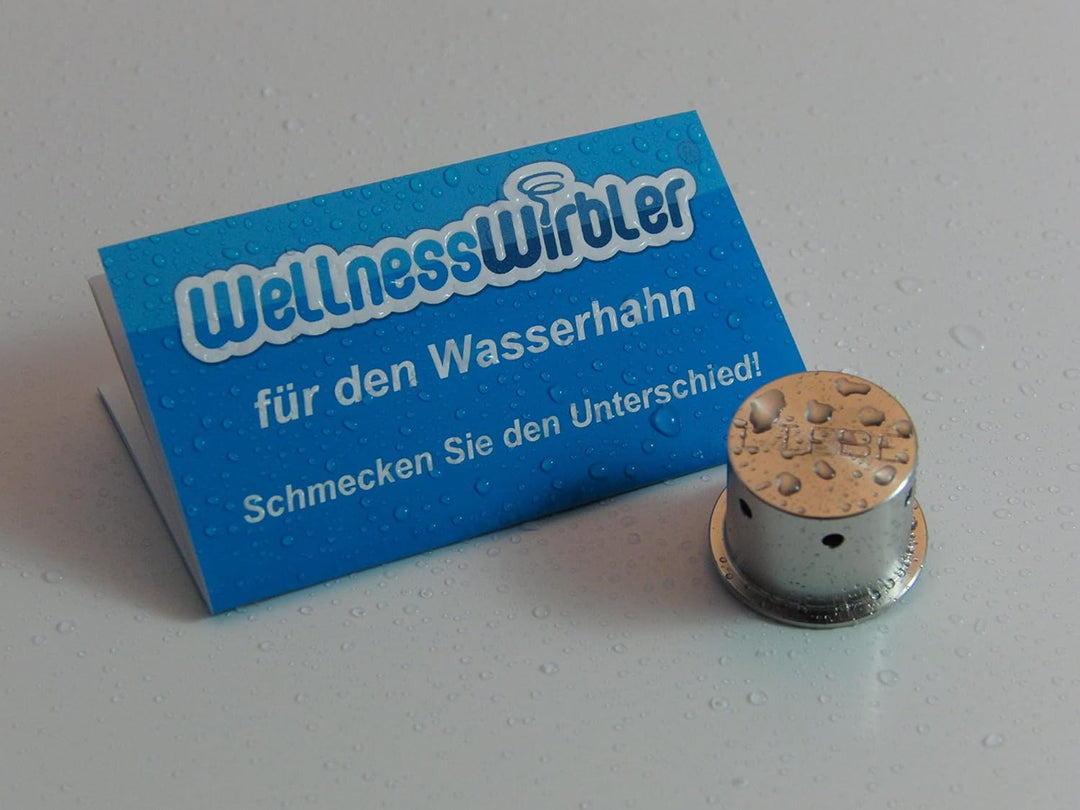 Wellnesswirbler ® für den Wasserhahn - Wasserwirbler und Wassersparer in einem - M22/M24