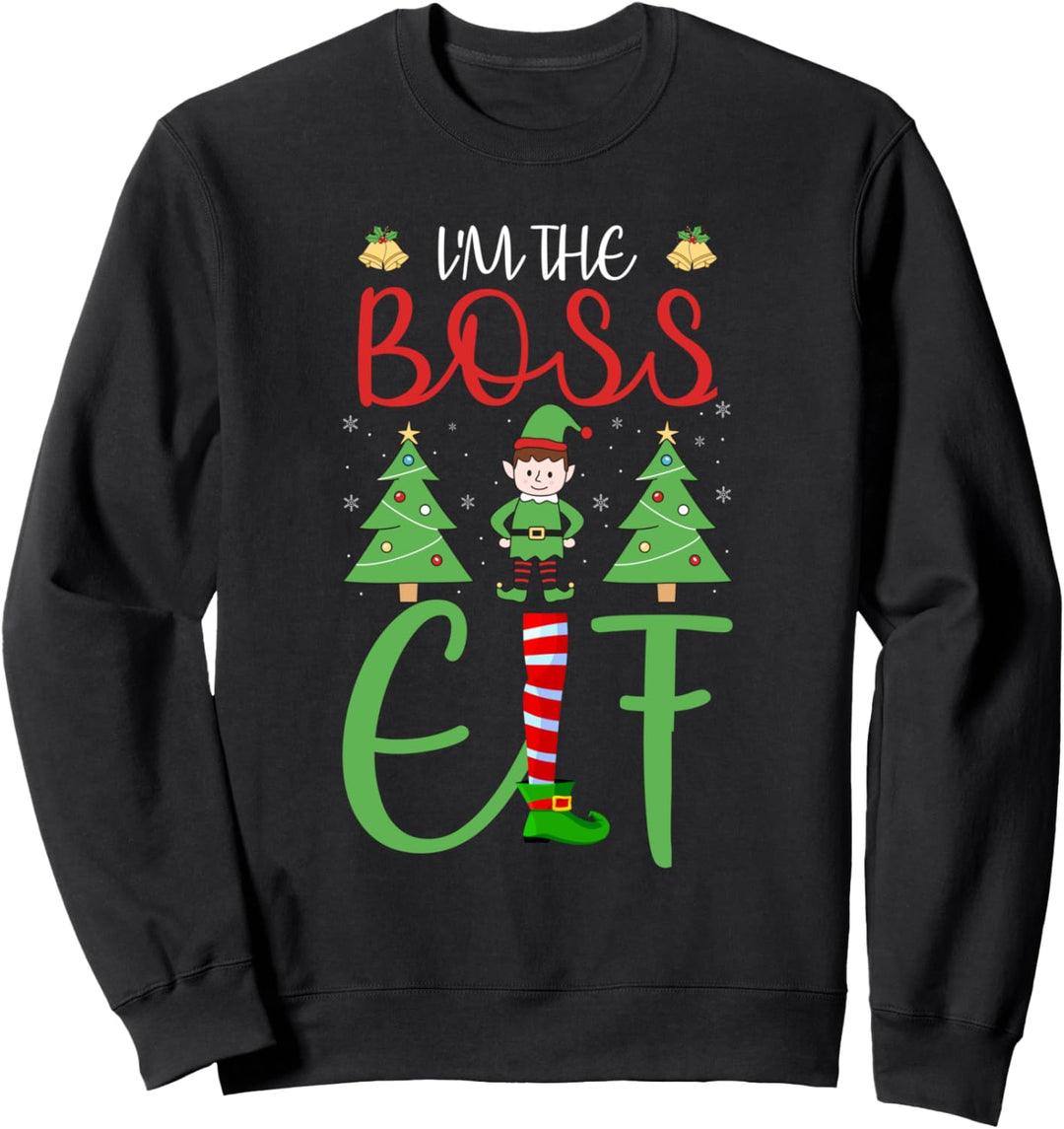 Ich bin der Chef-Elf Sweatshirt
