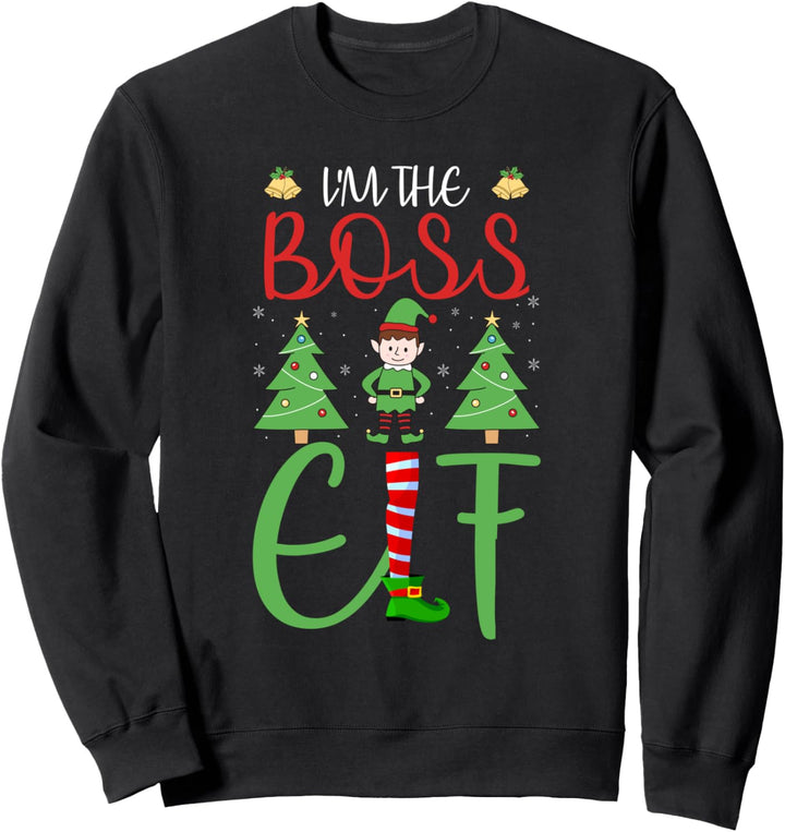Ich bin der Chef-Elf Sweatshirt
