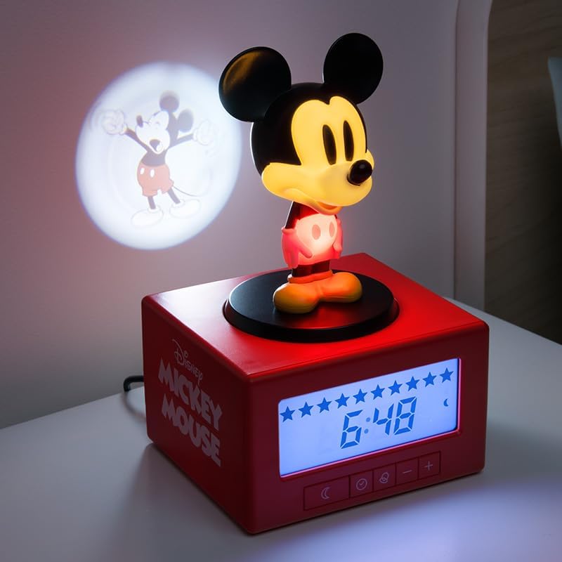 Paladone Disney Mickey Mouse Schlaftrainingswecker – offiziell Lizenziertes Geschenk, Kinder-Projekt
