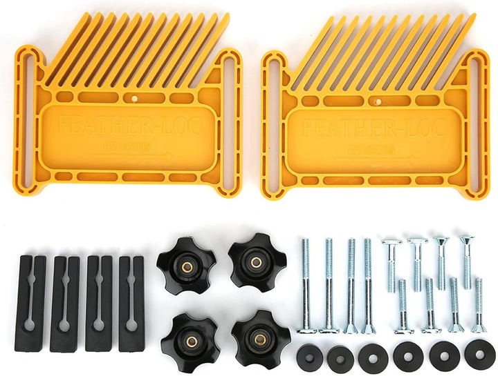 2Pcs 6,5 Zoll/3,5 Zoll Holzbearbeitung Federbrett Set Gelbe Federbretter für Tischkreissäge Bandsäge