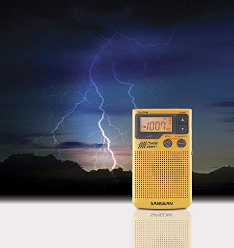 Sangean Digitales Taschenradio mit Wetteralarm DT-400W, DT-400W