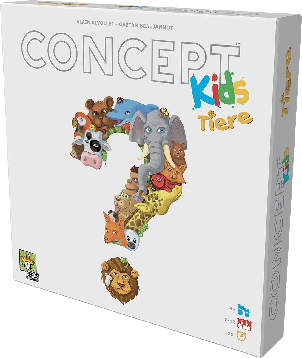 Repos Production, Concept Kids: Tiere, Kinderspiel, Ratespiel, 2-12 Spieler, Ab 4+ Jahren, 20+ Minut