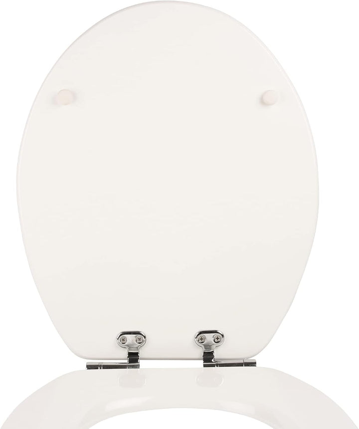 SITZPLATZ WC-Sitz mit Absenkautomatik, Dekor Chill-out Lounge, High Gloss Toilettensitz mit Holzkern