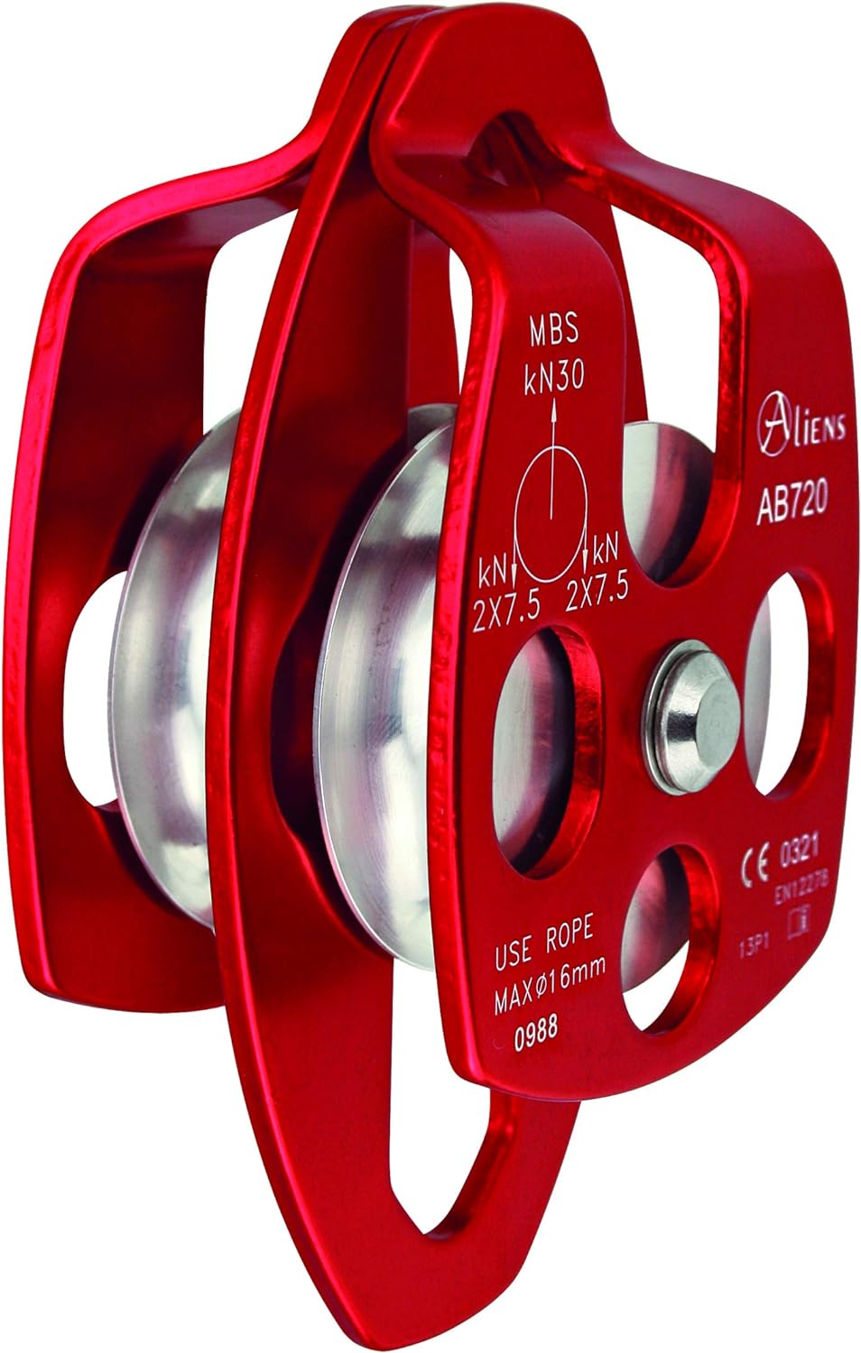 ALIENS - Big Double Pulley Open (Umlenkrolle) grün, grün