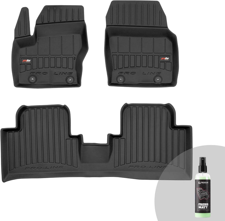 FROGUM ProLine 3D Gummimatten Exklusiven Auto Fussmatten Autofussmatten für Ford Grand C-Max 2010-20