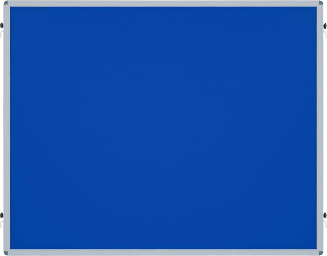 Betzold Stellwand - 150 x 120 cm Schultafel Beistelltafel Raumteiler Infoboard ohne Stativ - blau -