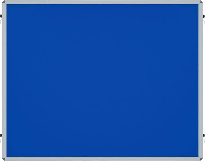 Betzold Stellwand - 150 x 120 cm Schultafel Beistelltafel Raumteiler Infoboard ohne Stativ - blau -