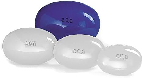 Original PEZZI Eggball Standard 85 cm blau Sitzball Gymnastickball Pezziball