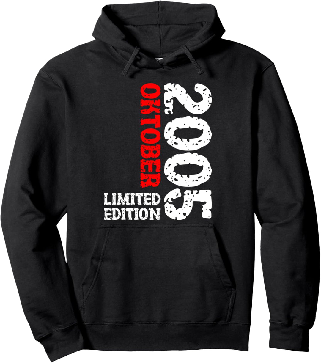 18. Geburtstag Frauen Männer Limited Edition Oktober 2005 Pullover Hoodie