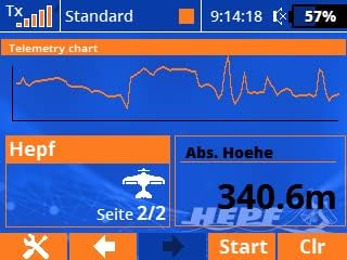 HEPF Micro Vario, Höhenmesser mit Telemetrie passend zu JETI Duplex, HOTT, S-Bus