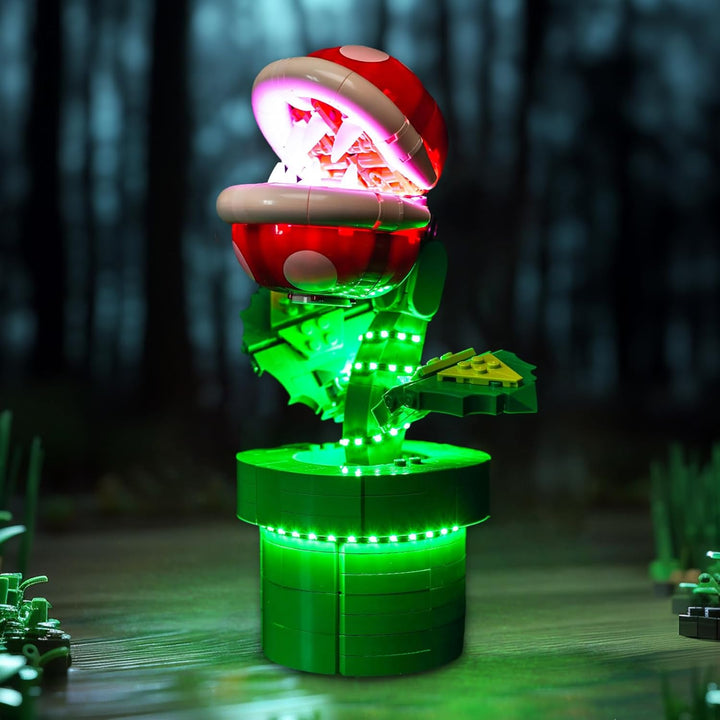 BrickBling Led Licht Set für Lego 71426 Piranha Plant (Kein Lego), Dekorationsbeleuchtungsset für Le