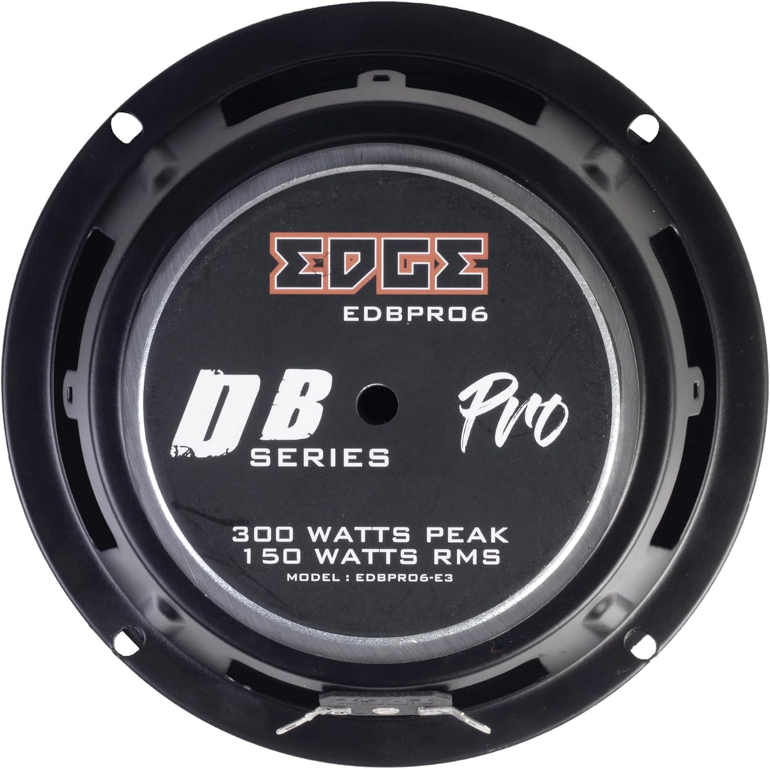 EDGE EDBPRO6-E3 Hochleistungs-Autolautsprecher für extrem Lauten Klang, 300 W, max. 150 W RMS 16,5 c