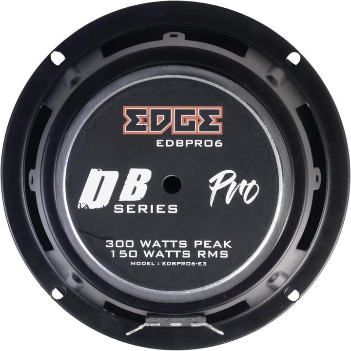 EDGE EDBPRO6-E3 Hochleistungs-Autolautsprecher für extrem Lauten Klang, 300 W, max. 150 W RMS 16,5 c
