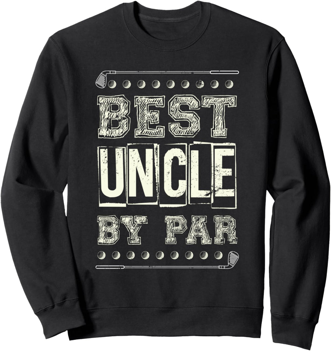 Bester Onkel mit Abstand Golfspieler Männer Hobby Golf Sweatshirt