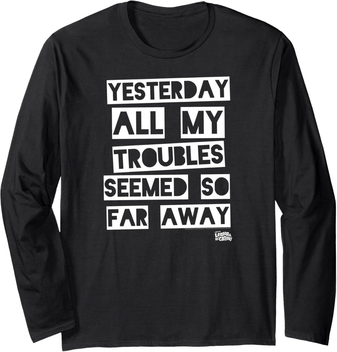 Songtexte von Lennon und McCartney - Yesterday Langarmshirt