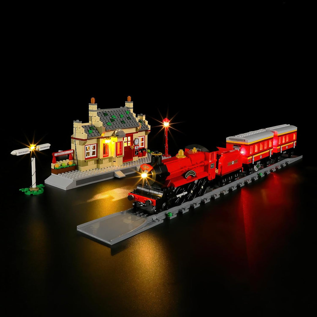 BRIKSMAX 76423 Led Licht für Lego Hogwarts Express & der Bahnhof von Hogsmeade - Compatible with Leg