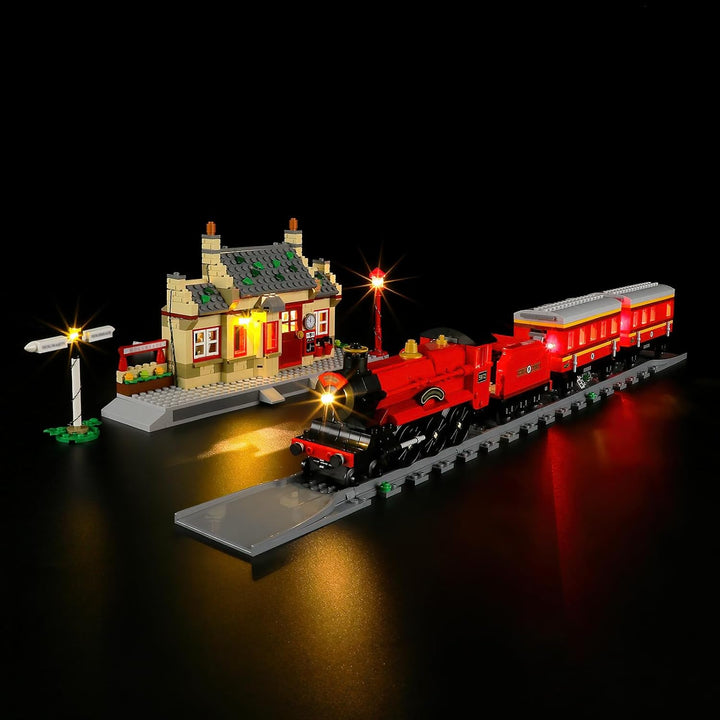 BRIKSMAX 76423 Led Licht für Lego Hogwarts Express & der Bahnhof von Hogsmeade - Compatible with Leg