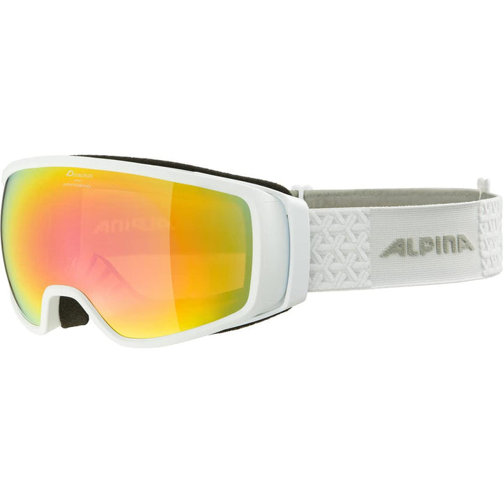 ALPINA DOUBLE JACK Q-LITE - Verspiegelte, Kontrastverstärkende OTG Skibrille Mit 100% UV-Schutz Für