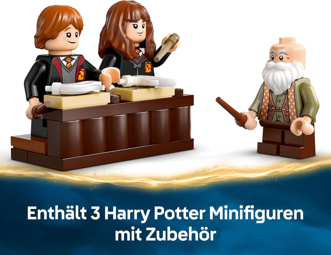 LEGO Harry Potter Schloss Hogwarts: Zauberkunstunterricht, Set mit 3 Minifiguren, inkl. Hermine Gran