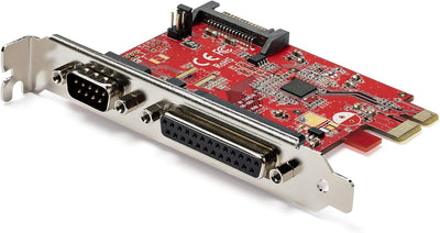 StarTech.com PCIe-Karte mit serieller und paralleler Schnittstelle - PCI-Express-Kombi-Adapterkarte