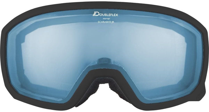 ALPINA SCARABEO JR. Q-LITE - Verspiegelte, Kontrastverstärkende OTG Skibrille Mit 100% UV-Schutz Für
